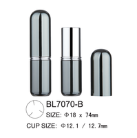 Offre Spéciale – Tubes de Rouge à Lèvres Métalliques en Aluminium BRILLIANT BL7070, 12,1/12,7 mm, 3,2-3,5 g – Contenants Vides pour Baume à Lèvres – Vente Directe Usine