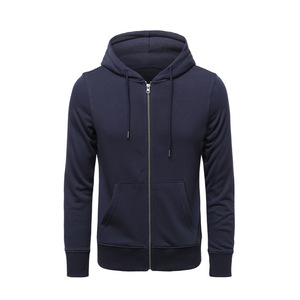 Sweat-shirt à capuche zippé pour homme, coupe ample, respirant, en coton, sport, décontracté, manches longues - Product Image 5