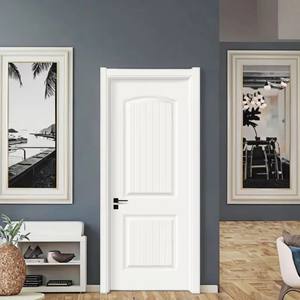 Dernière conception de porte principale en bois pour villa, design moderne, couleurs de peinture pour portes en bois, anti-moisissure, pour <span class=keywords><strong>maison</strong></span> - Product Image 1