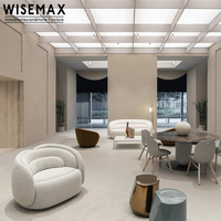 WISEMAX meubles canapés de salon en forme de l, ensemble de canapé de sol moderne, meubles en tissu, canapé modulaire incurvé, ensemble de canapés de salon