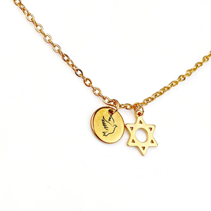 Collier personnalisé en forme d'étoile à cinq branches gravé, cadeau de diplôme pour hôtesse de l'air, <span class=keywords><strong>pilote</strong></span>, cadeau d'anniversaire pour elle - Product Image 3
