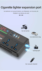 Inversor de Corriente Continua a Corriente Alterna ARL ARL-WS205 de 400W, 50/60Hz, Monofásico, Onda Sinusoidal Pura, Alta Eficiencia, para Electrodomésticos - Product Image 4