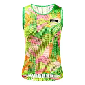 Cheji High Quality Summer Cycling Sleeveless Vest Quick Dry Breathable Women's Bike Jersey OEM