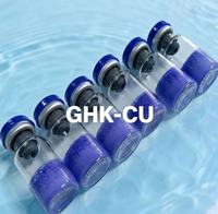 Ingrédients cosmétiques Ghk-Cu, peptide de cuivre, poudre de peptides de cuivre bleu