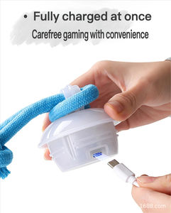 Silikon TPR Malzemeden Elektrikli Sallanan Top Köpek Oyuncağı - Otomatik İnteraktif Isırmaya Dayanıklı Kendi Kendine Rahatlatıcı Zıplayan Oyuncak - Product Image 5