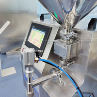 Machine de remplissage électrique SPX à pompe à engrenages à buse unique pour crème cosmétique produits liquides pour l'emballage de bouteilles en papier plastique alimentaire