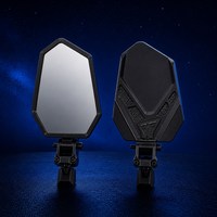 Rétroviseurs latéraux réglables pour UTV avec éclairage LED en option (lot de deux, incluant une paire de pinces) pour montage sur barre de protection SxS RZR Can-Am