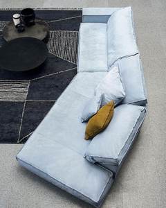 Nordic italiano minimalista tessuto angolo divano Set piccolo soggiorno amichevole rimovibile Design unico lavabile - Product Image 2