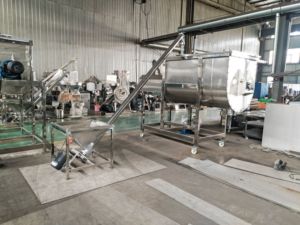 Collation de farine et mélangeur de ruban de nourriture mélangée avec le moteur servo de la capacité 200L de l'acier inoxydable SUS316L/SUS304 - Product Image 4