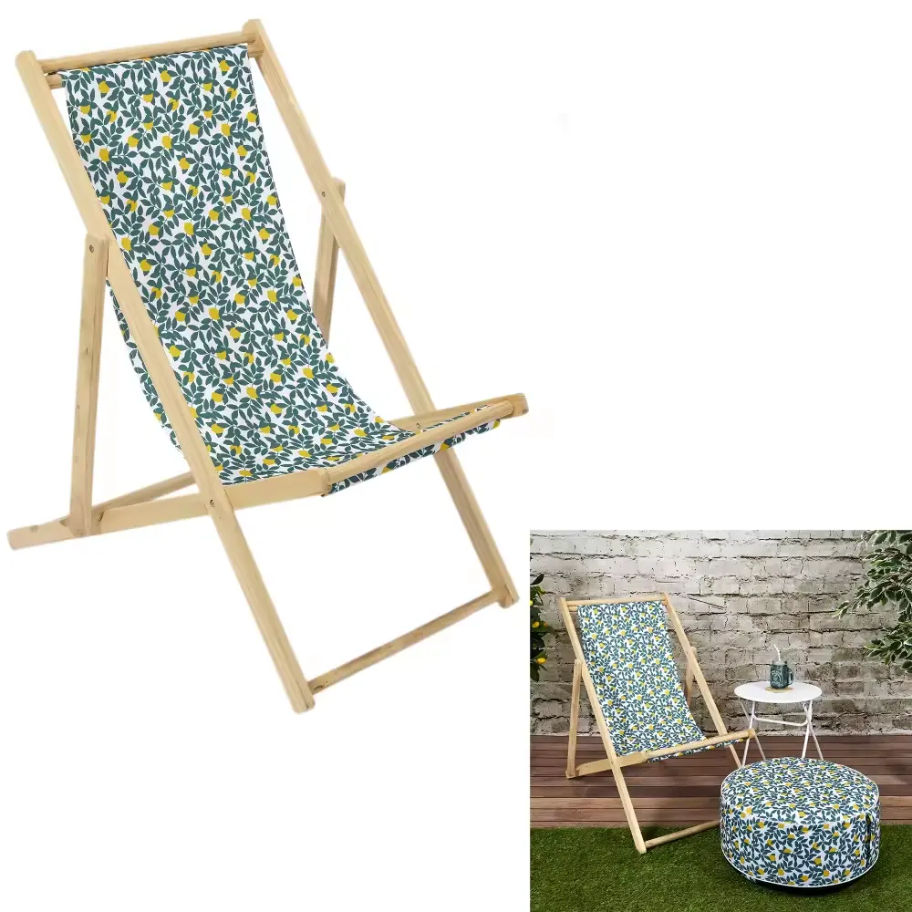 Meubles de patio extérieur chaise de plage ultralégère chaises longues de plage chaise de camping pliable chaise longue en bois