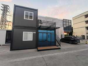 Maison conteneur moderne modulaire et portable de 20 pieds pour travaux publics, infrastructure <span class=keywords><strong>temporaire</strong></span> de chantier, démontable et en kit plat, pour usage en villa ou hôtel - Product Image 5