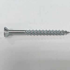 Tornillos PB # 8 tornillos Phillips de cabeza plana de 2 pulgadas, chapados en zinc, con rosca profunda para madera, de acero al carbono C1022, alta calidad, Homn Reen - Product Image 5
