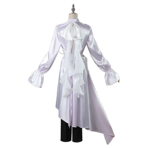 Costume de cosplay Ecowalson <span class=keywords><strong>Luka</strong></span>, costume de cosplay d'alien d'anime, perruque synthétique courte jaune clair - Product Image 3