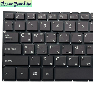 <span class=keywords><strong>Clavier</strong></span> d'ordinateur portable rétroéclairé US KR coréen pour <span class=keywords><strong>Asus</strong></span> officiel UX330CA 0KNB0-2601US00, <span class=keywords><strong>clavier</strong></span> neuf noir avec cinq goujons à vis <span class=keywords><strong>QWERTY</strong></span> - Product Image 3