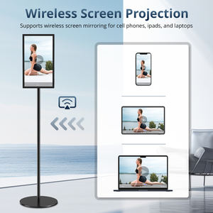 Tablette tactile interactive de 15.6 pouces pour usage intérieur Construction métallique sur pied pour équipement publicitaire numérique - Product Image 4