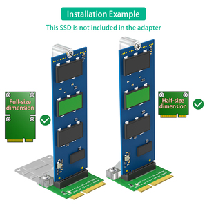 M.2 NGFF NVMe SSD/B + M Key SATA <span class=keywords><strong>Bus</strong></span> SSD Để Mini <span class=keywords><strong>PCI</strong></span>-E Adapter (Cài Đặt Thẳng Đứng) cho 2280 Loại SSD - Product Image 4