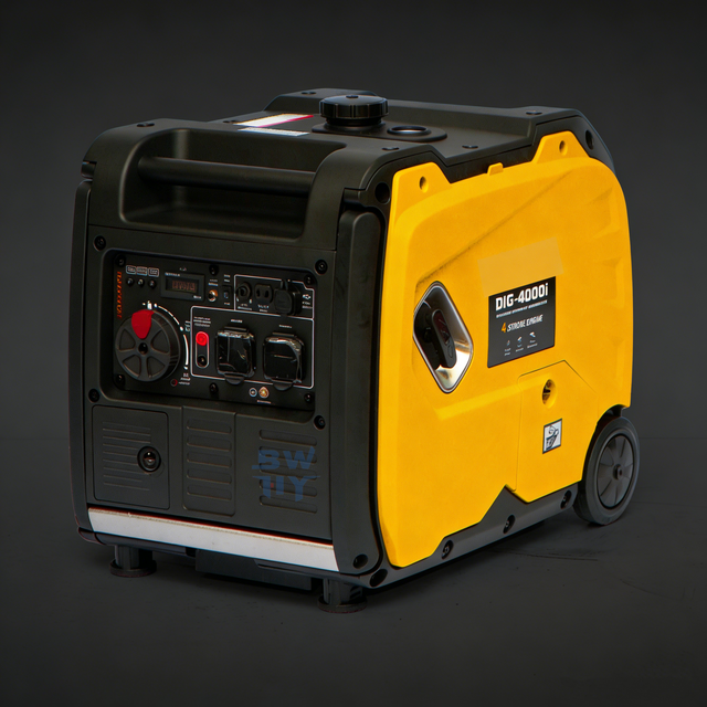 New 3KW/3000W/3.3KW, Silent Portable Inverter Gasoline Generator for Outdoor Use, Home Use, Camping and Backup Power Supply