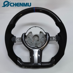 Volante de carbono actualizado personalizado para <span class=keywords><strong>Bmw</strong></span> F Series F10 F30 <span class=keywords><strong>E7</strong></span> E88 E70 E80 E92 E90 F25 F16 F11 F12 F32 Alcantara Wheel - Product Image 1