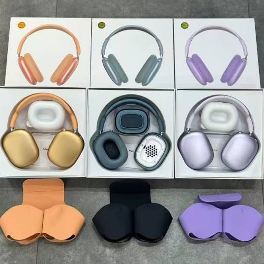 High Quality 1:1 Wireless Over-Ear Earphones Air Max Magnetic Ear Pads Active Noise Reduction Function IPX-5 Waterproof 15-20