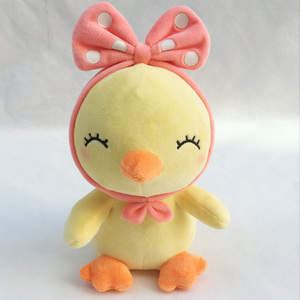 <span class=keywords><strong>Canard</strong></span> jaune mignon en peluche avec porte-clés en forme <span class=keywords><strong>de</strong></span> bandeau jouets pour cadeaux - Product Image 3