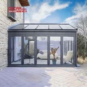 <span class=keywords><strong>Solarium</strong></span> extérieur en aluminium et verre préfabriqué bioclimatique d'occasion, patio de jardin, vente de véranda - Product Image 1
