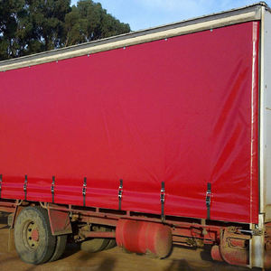 Tela de cortina de camión de PVC extensible de 900GSM <span class=keywords><strong>Lona</strong></span> personalizada, tela de cortinas laterales de camión para remolque de camión - Product Image 4