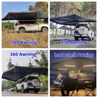 Tente de camping familiale pour voiture BIENTE, imperméable, en Oxford 600D, double couche, résistante aux UV, pour toutes les saisons, avec auvent Foxwing