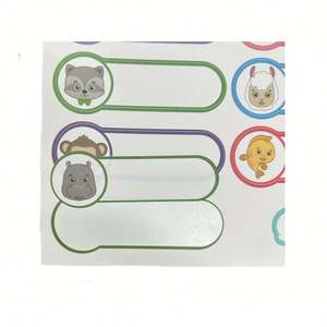 Pegatinas de cabeza de animal para niños para escribir para personalizar etiquetas de embalaje - Product Image 2