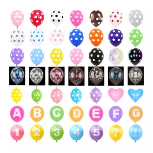 Globo inflable de helio azul, globo de látex personalizado con logotipo impreso, barato de fábrica - Product Image 6