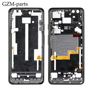 Plaque de <span class=keywords><strong>lunette</strong></span> de cadre moyen <span class=keywords><strong>noir</strong></span> rose blanc de remplacement de téléphone portable pour cadre Google <span class=keywords><strong>Pixel</strong></span> 3 - Product Image 3