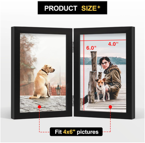 Marco de Fotos Personalizable para Mascotas, Madera Maciza <span class=keywords><strong>con</strong></span> <span class=keywords><strong>Nombre</strong></span> de Mascota y Fecha Grabados para Apreciar Recuerdos Preciosos. - Product Image 5