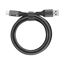 Kabel Data pengisian daya 3A60W, kabel tembaga murni USB 3,2 ke tipe-c 10Gbps untuk penggunaan IOS dan komputer