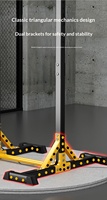 Barre horizontale autoportante en acier allié pour tractions et dips, réglable en hauteur, équipement de gym à domicile pour adultes