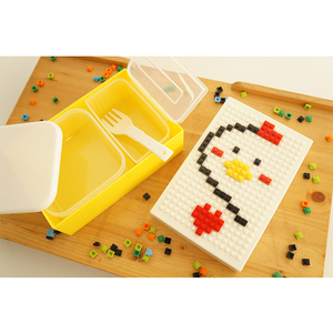 Boîte à Lunch réutilisable Pour Enfants Bento Contenants En Plastique Pour La Nourriture <span class=keywords><strong>Jaune</strong></span> Pour La Nourriture - Product Image 5