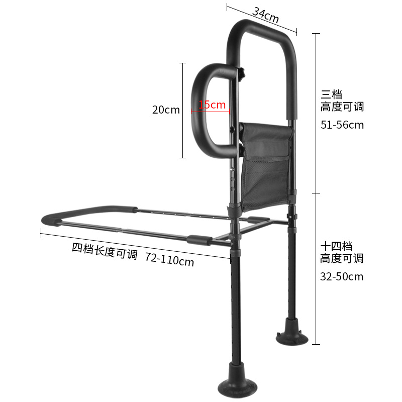 Reinforced version with side panels (black)