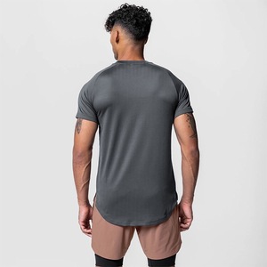 Özel Logo erkek tişört spor eğitimi spor kas Slim Fit gömlek 100% Polyester hızlı kuru egzersiz koşu erkekler <span class=keywords><strong>T</strong></span> <span class=keywords><strong>Shirt</strong></span> - Product Image 4