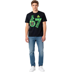 เสื้อยืดแขนสั้นพิมพ์ลายแชมร็อคสำหรับวันเซนต์แพทริคของผู้ชาย เสื้อลำลองวันหยุดสไตล์ไอริช ผ้าเจอร์ซีย์ - Product Image 1