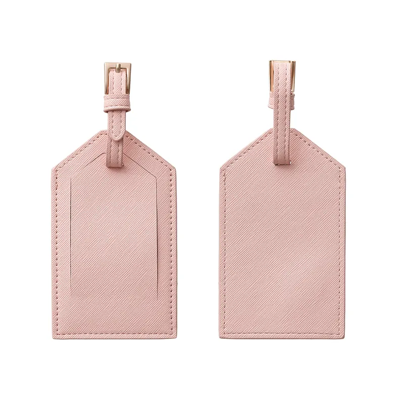 Personalized wholesale travel accessories luggage leather travel tag