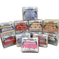Ensemble de literie de luxe de qualité supérieure King 6 pièces Ensemble de draps King Drap housse, drap plat et 4 taies d'oreiller Pour un usage domestique