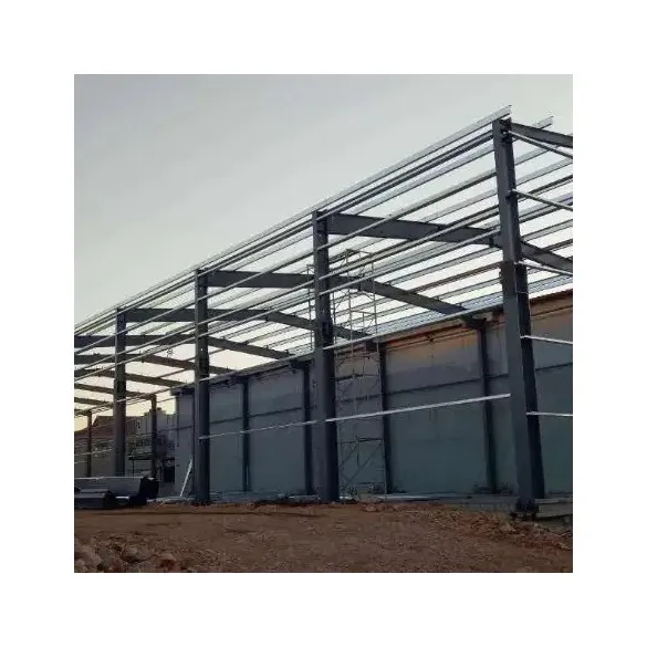 Factory low cost custom light prefab building steel roof structure building shed building