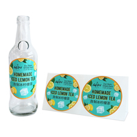 Étiquettes personnalisées en vinyle imperméables, autocollants pour bouteilles de boissons, autocollants d'emballage