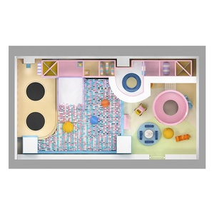Aire de jeux intérieure pour enfants, mini-labyrinthe d'amusement pour bébés, design personnalisé OEM, jeux doux pour enfants - Product Image 5