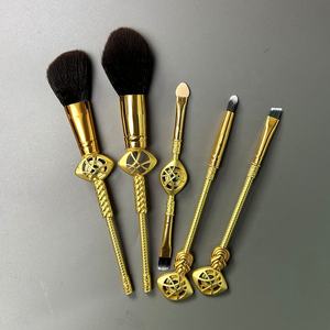 5pcs Doctor Strange pinceau doré maquillage commercial blush fard à paupières outils de maquillage pinceau personnalisé professionnel atypique avec logo - Product Image 1