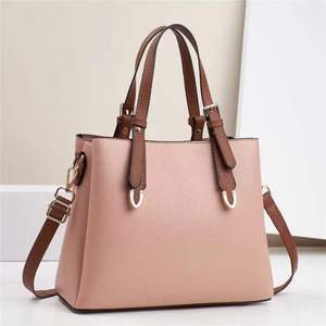 Sac à main femme élégant en cuir grainé <span class=keywords><strong>litchi</strong></span>, style minimaliste urbain, color-block, grande capacité, sac fourre-tout, sac à bandoulière pour femme de bureau, sac à main croisé - Product Image 2