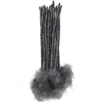 [Jiffy/Hohodreads] Cheveux Humains Traditionnel Crochet Dreadlocks Afro Kinky Extensions de Cheveux Humains Expédition Rapide et Gros Stock