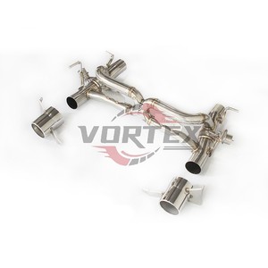 Vortex SS304 Stainless Valved Rear Catback Exhaust Muffler For Ferrari 488 Performance <b>Car</b> Tail Section - Product Image 3