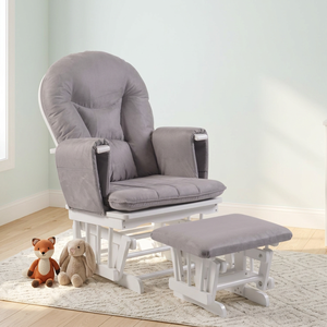 Contemporary American-Style Solid Wood Living Room Chair Upholstered Montessori Centre Furniture for Breastfeeding for Home Use - Product Image 1