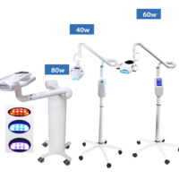 Lampe de Blanchiment Dentaire 40W 60W 80W Accélérateur de Blanchiment des Dents Grande Puissance Lumière Froide LED Efficace Machine de Blanchiment Dentaire