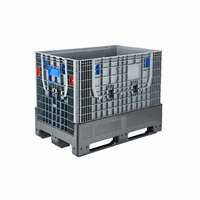 Etap Hercules Conteneur Industriel Robuste 80x120-95, Bacs Palettes Pliables en Plastique, Entrée 4 Voies, Charge Dynamique 2.0T, 18.5kg