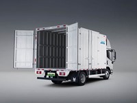 Super Offre 2023 : Camion Électrique JMC Lexing Eluda, Véhicule Utilitaire Multi-Boîtes à Direction Gauche, Batteries 77.28 et 100.46 kWh, Vente Flash